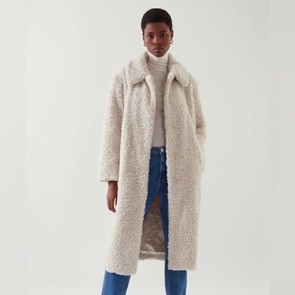 COS Faux Shearling Coat NWT